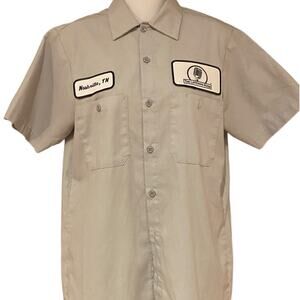 The Listening Room in Nashville - Workmans shirt adult small gray short sleeve